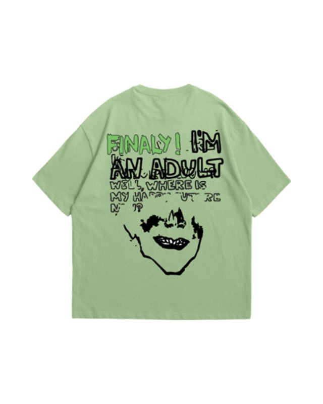 Jawan tee, mint, back print